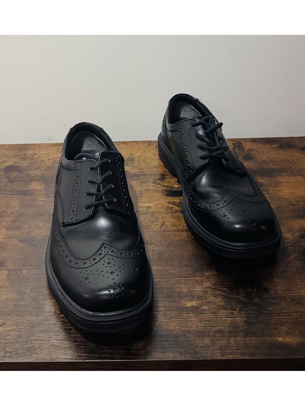 Nunn Bush-Nelson-Wingtip Oxford-Men’s 8-Leather Dress Shoes